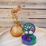 Levensboom in kaarsenhouder