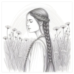 Kaart: 'Stille liefde verweven'