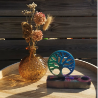 Levensboom in kaarsenhouder