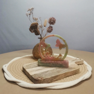 Vlinders in cirkel op smalle standaard 